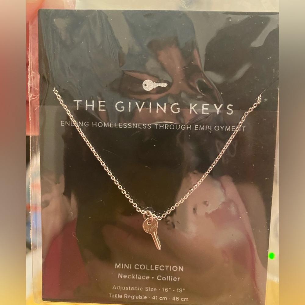 The Giving Keys mini collection necklace BELIEVE